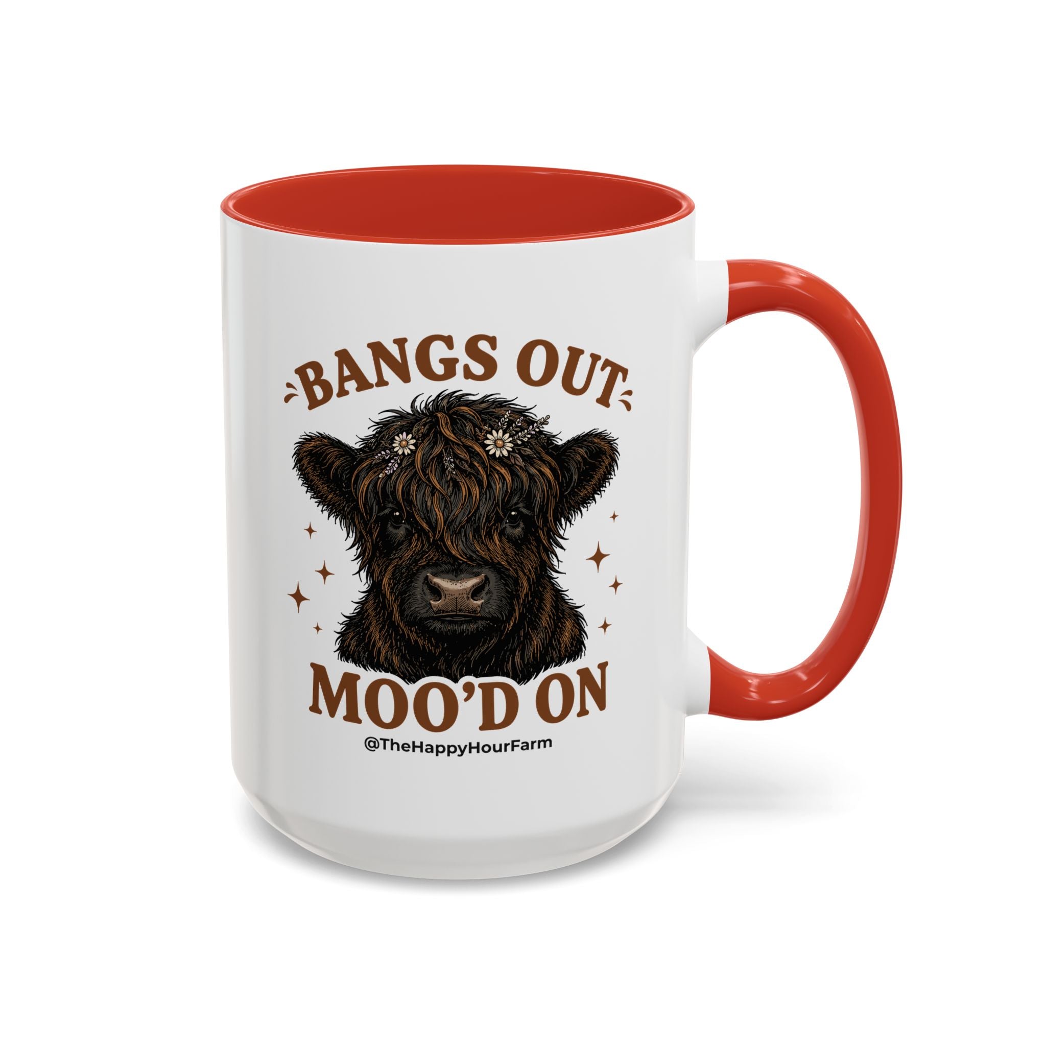 Bangs Out Moo'd On Coffee Mug