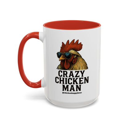 Crazy Chicken Man Coffee Mug
