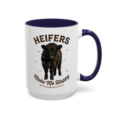 Heifers Make Me Happy Coffee Mug
