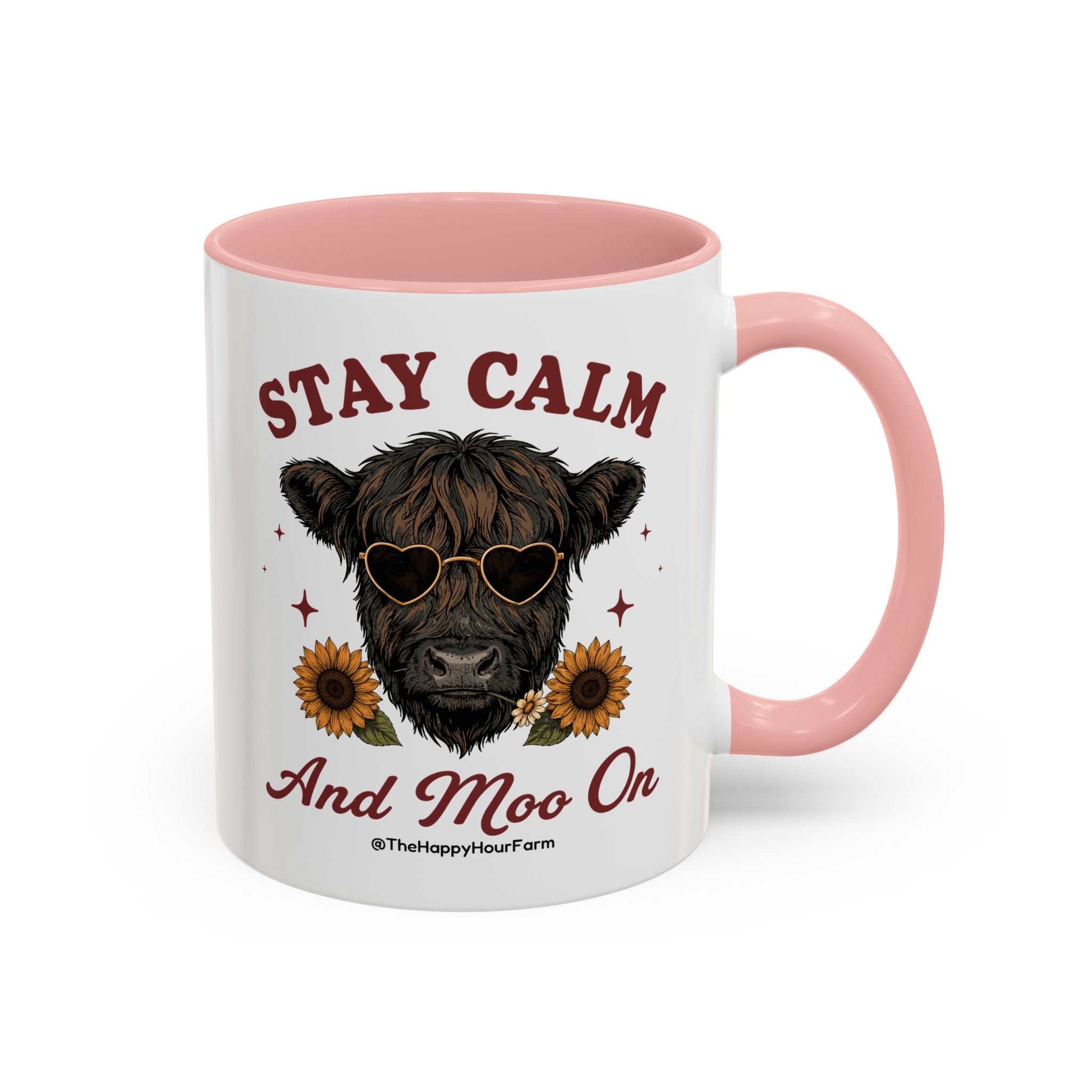 Stay Calm And Moo On Coffee Mug