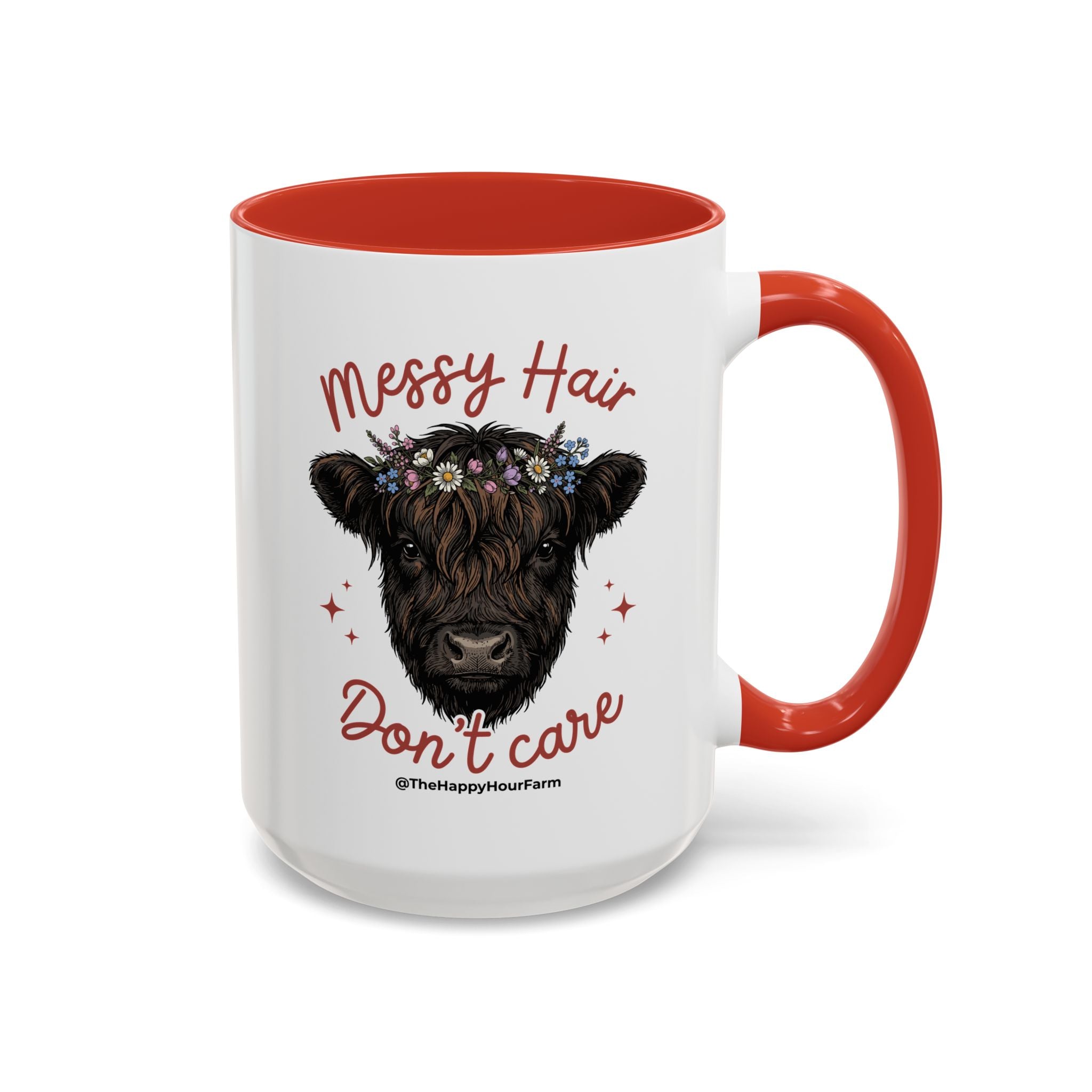 Messy Hair, Don't Care Coffee Mug