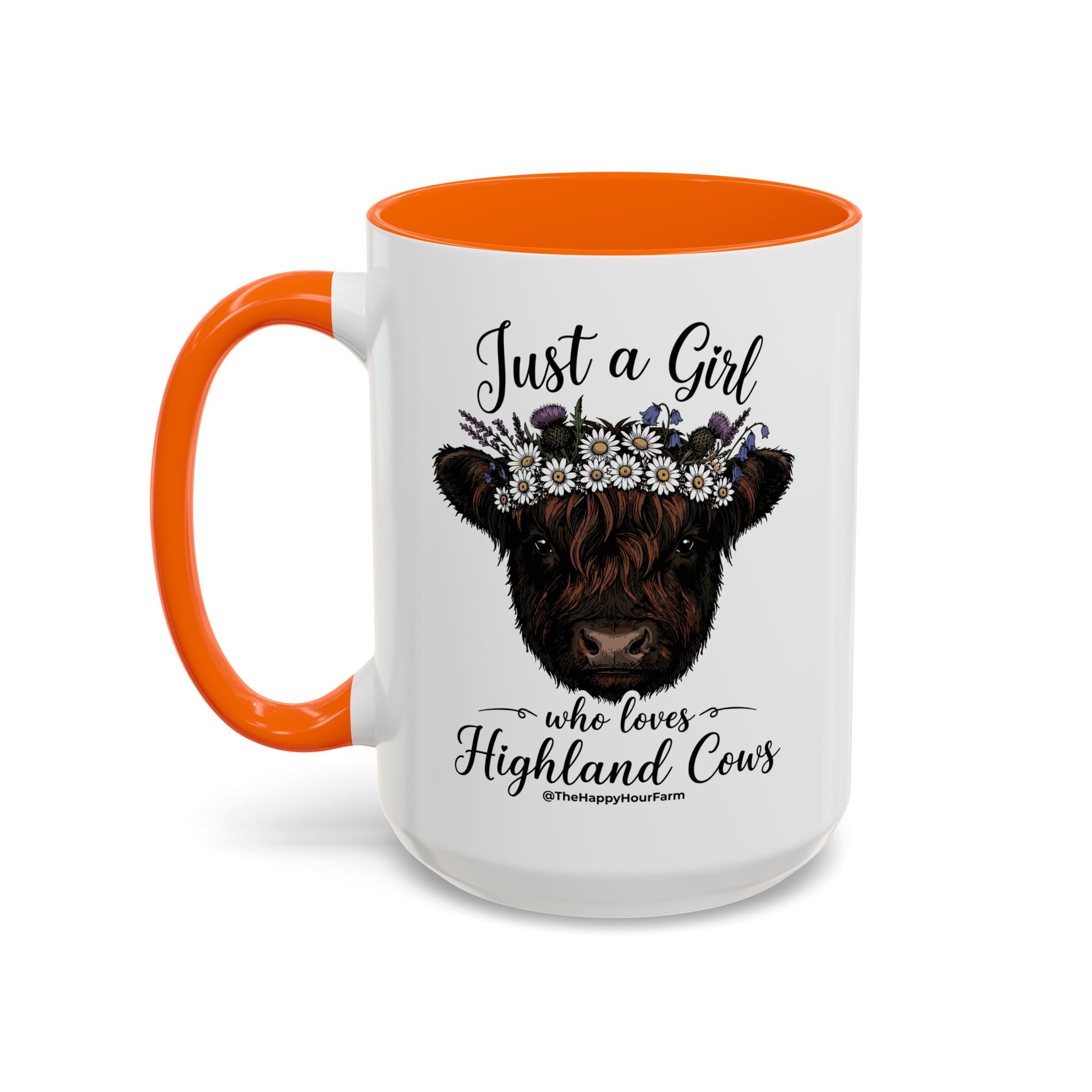 Just a Girl Who Love Highland Cow Coffee Mug