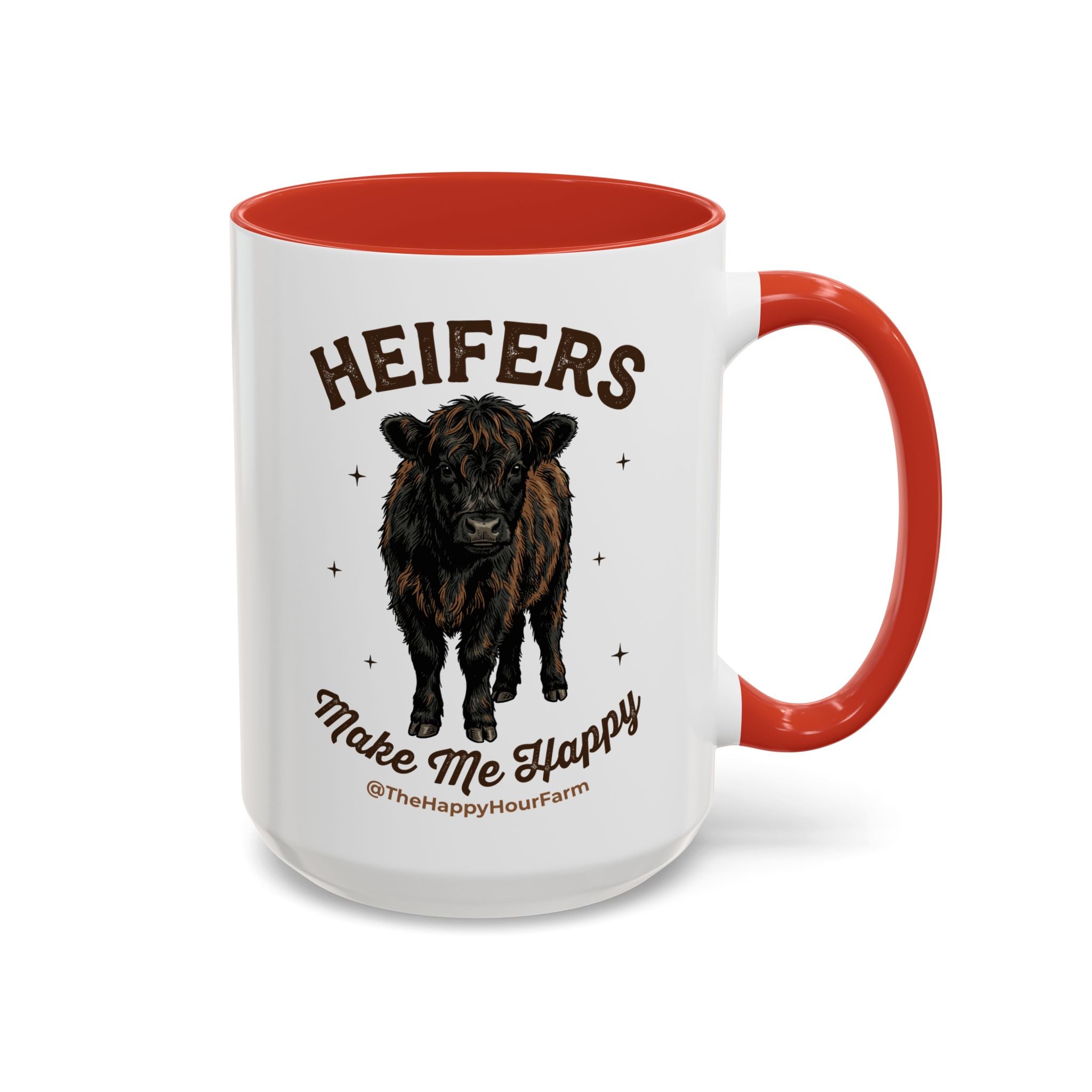 Heifers Make Me Happy Coffee Mug