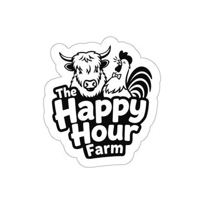 The Happy Hour Farm Logo 2 Sticker