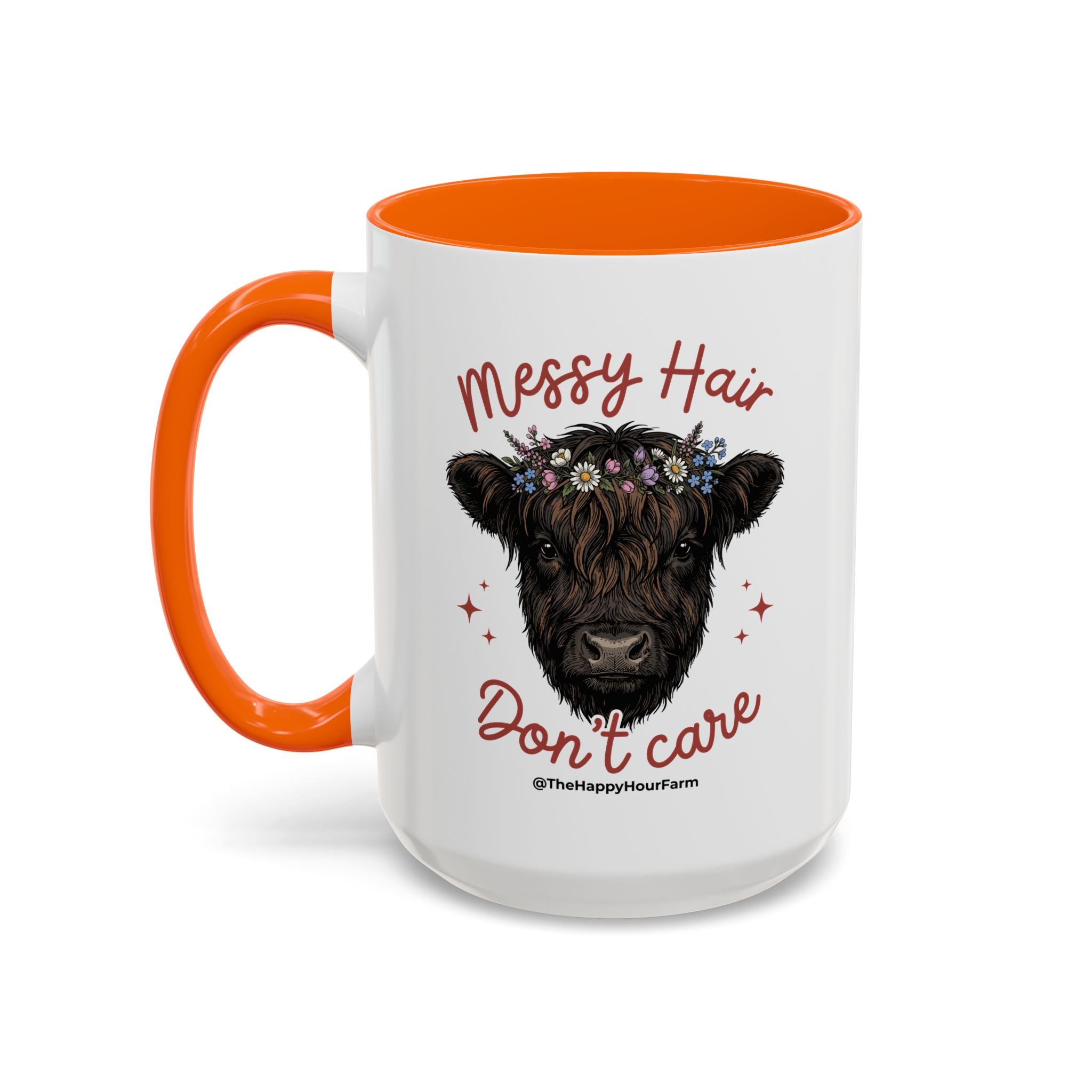 Messy Hair, Don't Care Coffee Mug