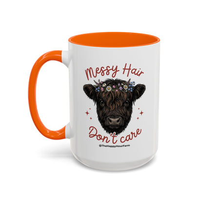 Messy Hair, Don't Care Coffee Mug