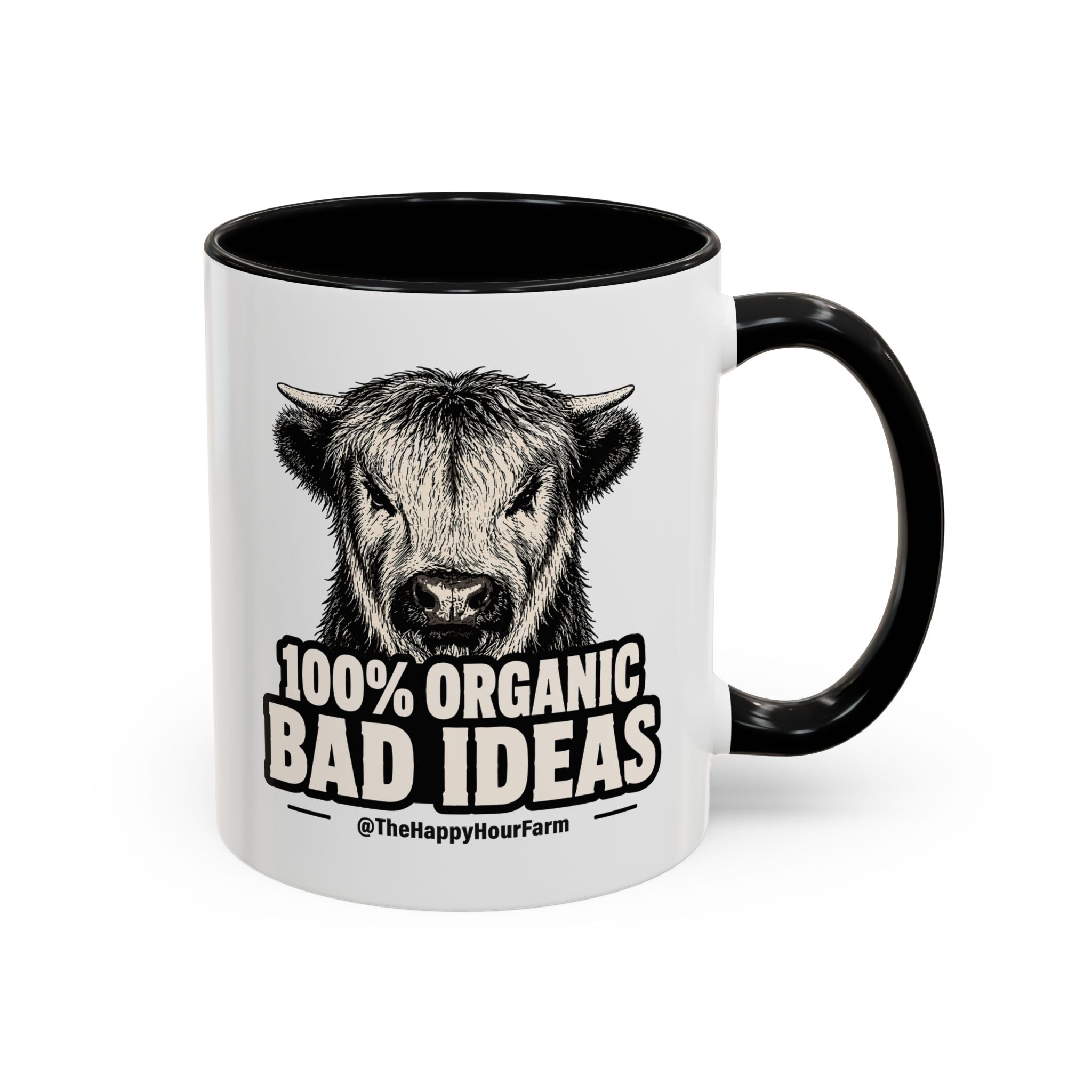 100% Organic Bad Ideas Coffee Mug
