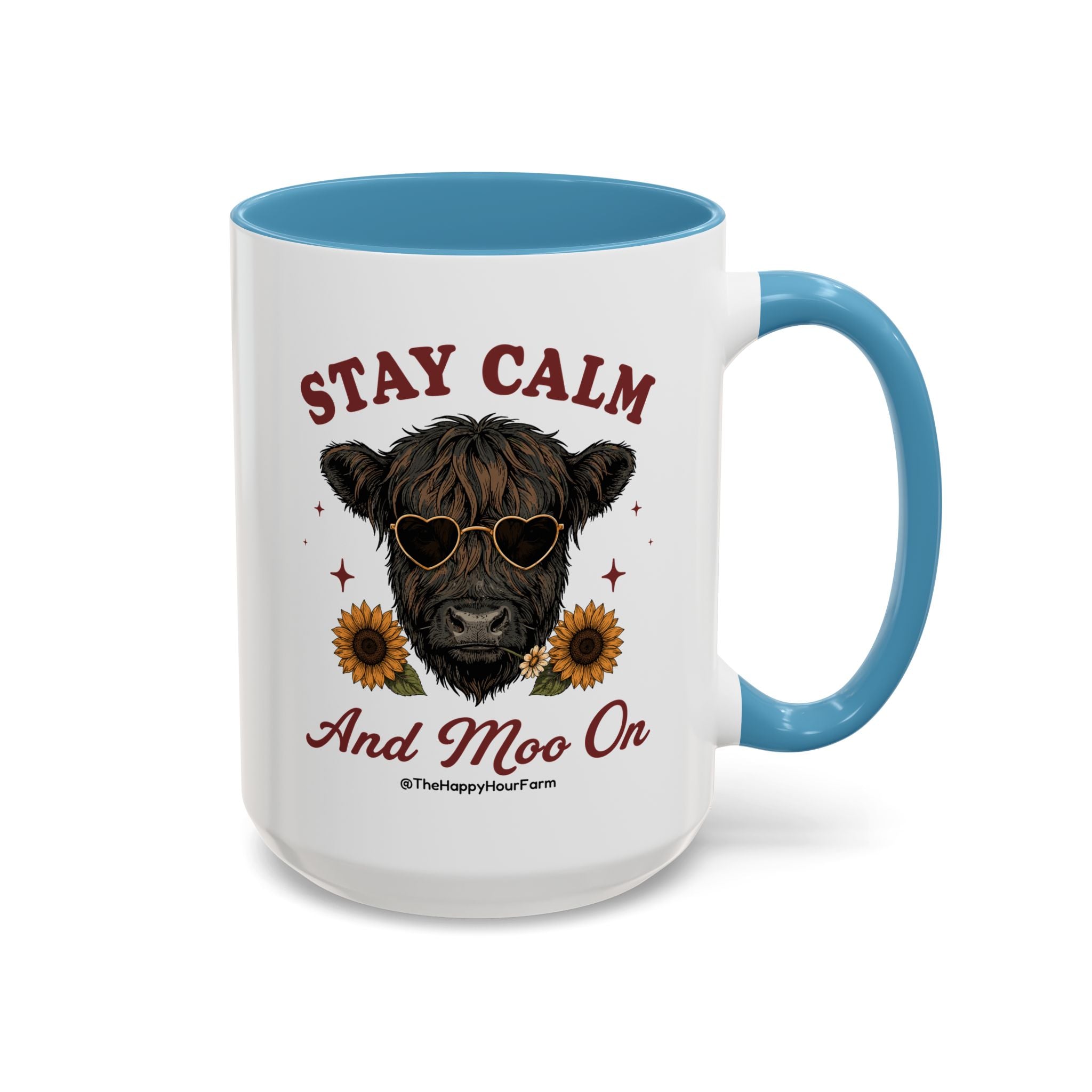 Stay Calm And Moo On Coffee Mug