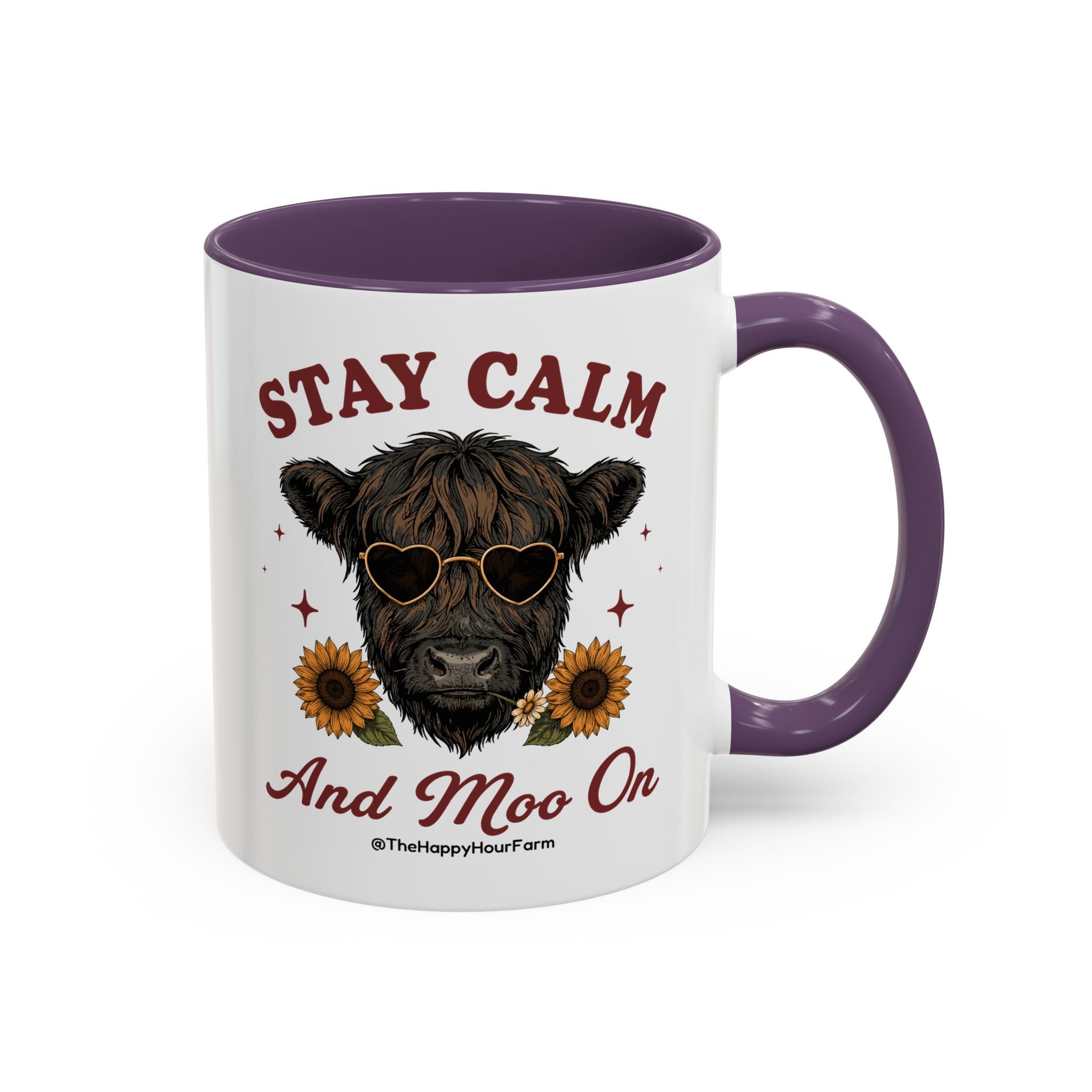 Stay Calm And Moo On Coffee Mug