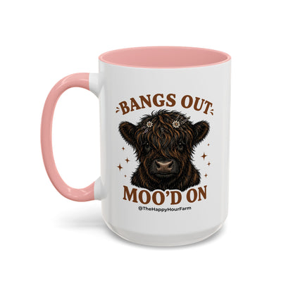 Bangs Out Moo'd On Coffee Mug