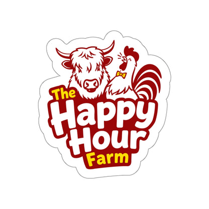 The Happy Hour Farm Logo Sticker