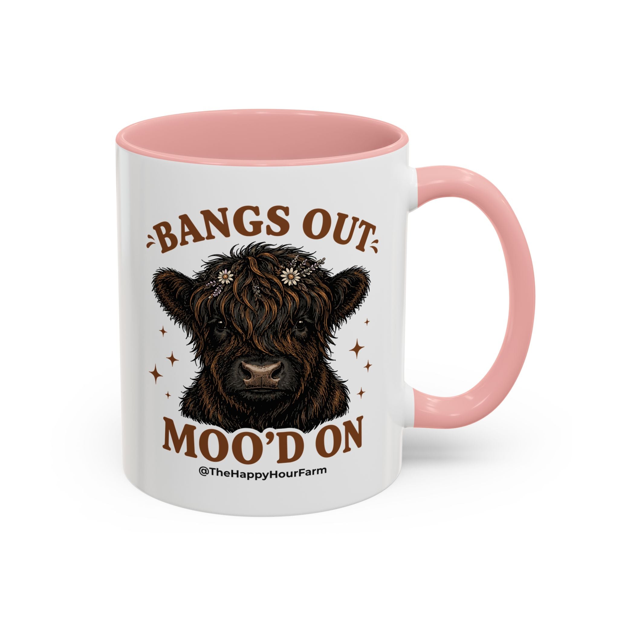 Bangs Out Moo'd On Coffee Mug