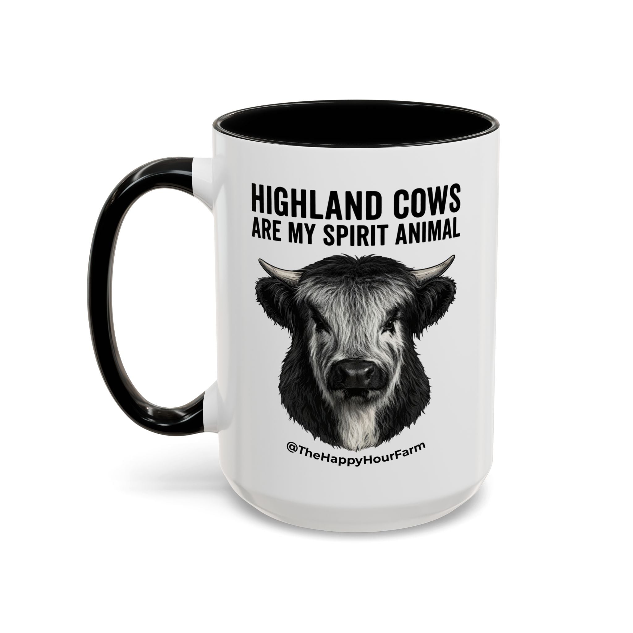 Highland Cows Are My Spirit Animal Coffee Mug