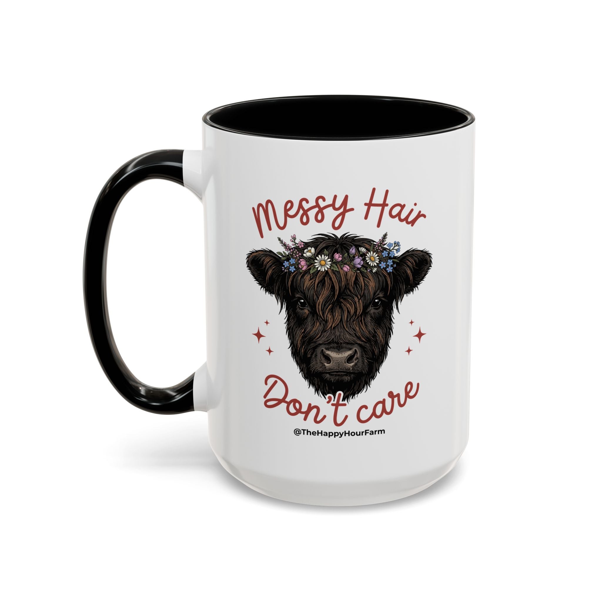Messy Hair, Don't Care Coffee Mug