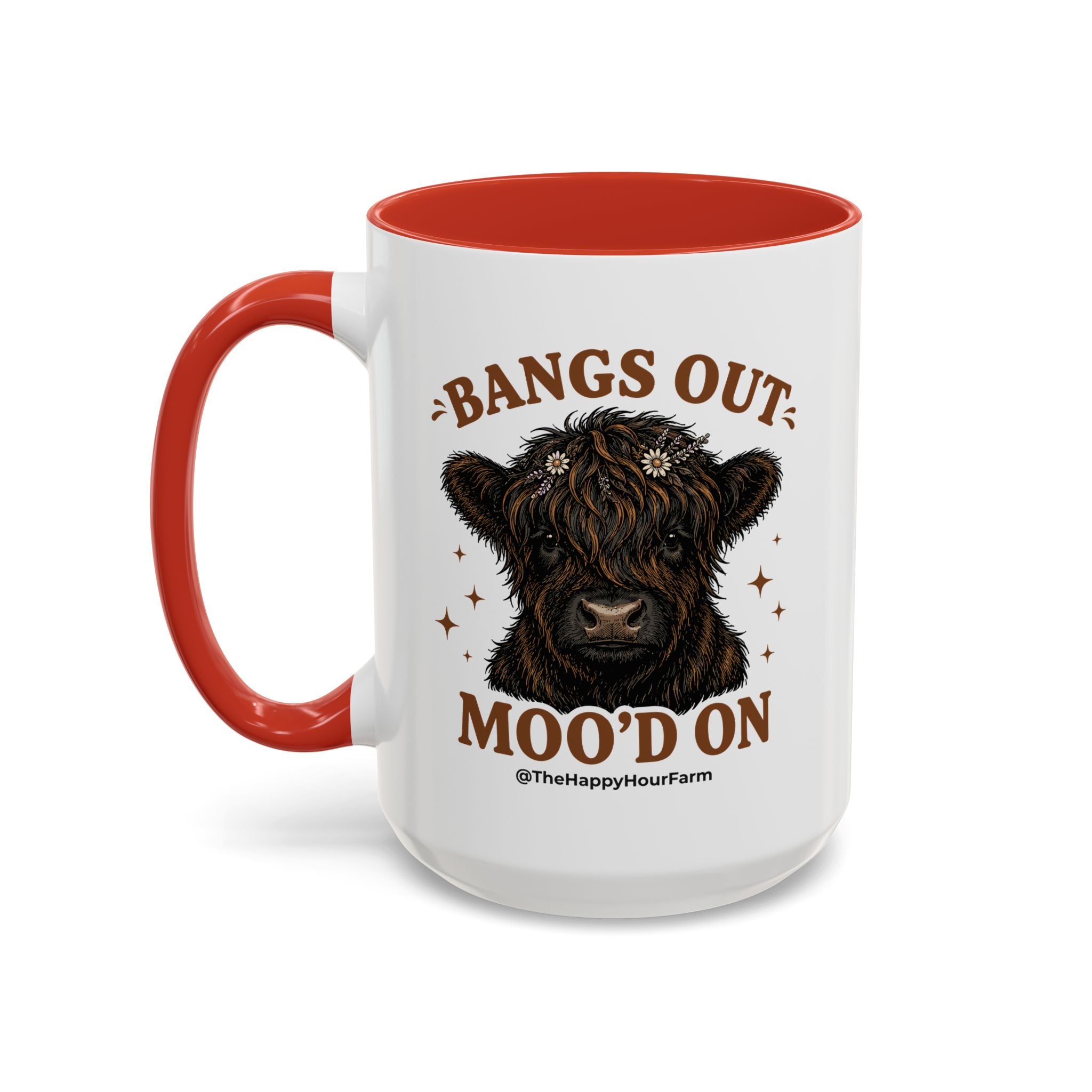 Bangs Out Moo'd On Coffee Mug