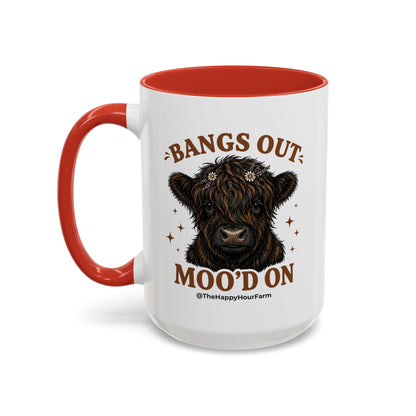 Bangs Out Moo'd On Coffee Mug
