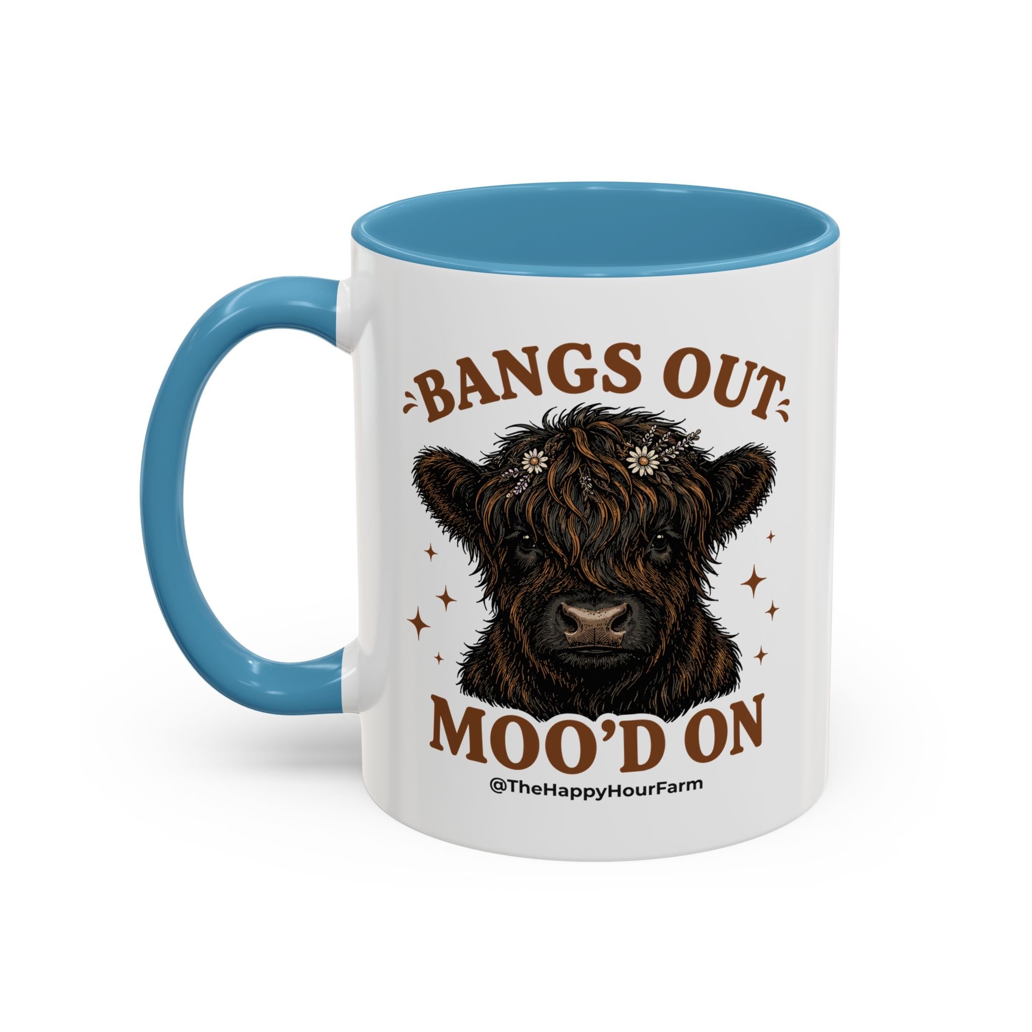 Bangs Out Moo'd On Coffee Mug