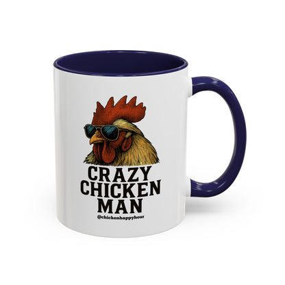 Crazy Chicken Man Coffee Mug