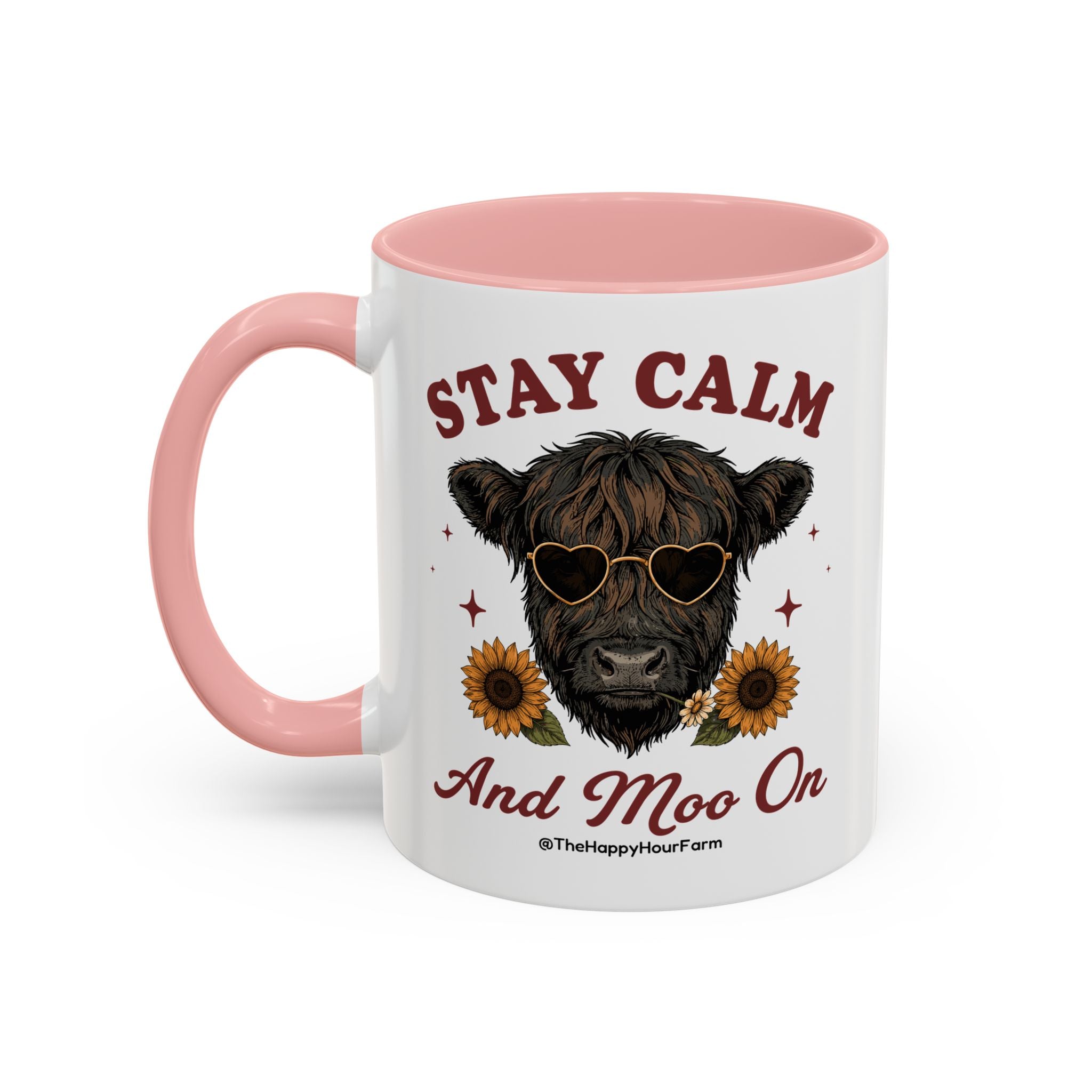 Stay Calm And Moo On Coffee Mug