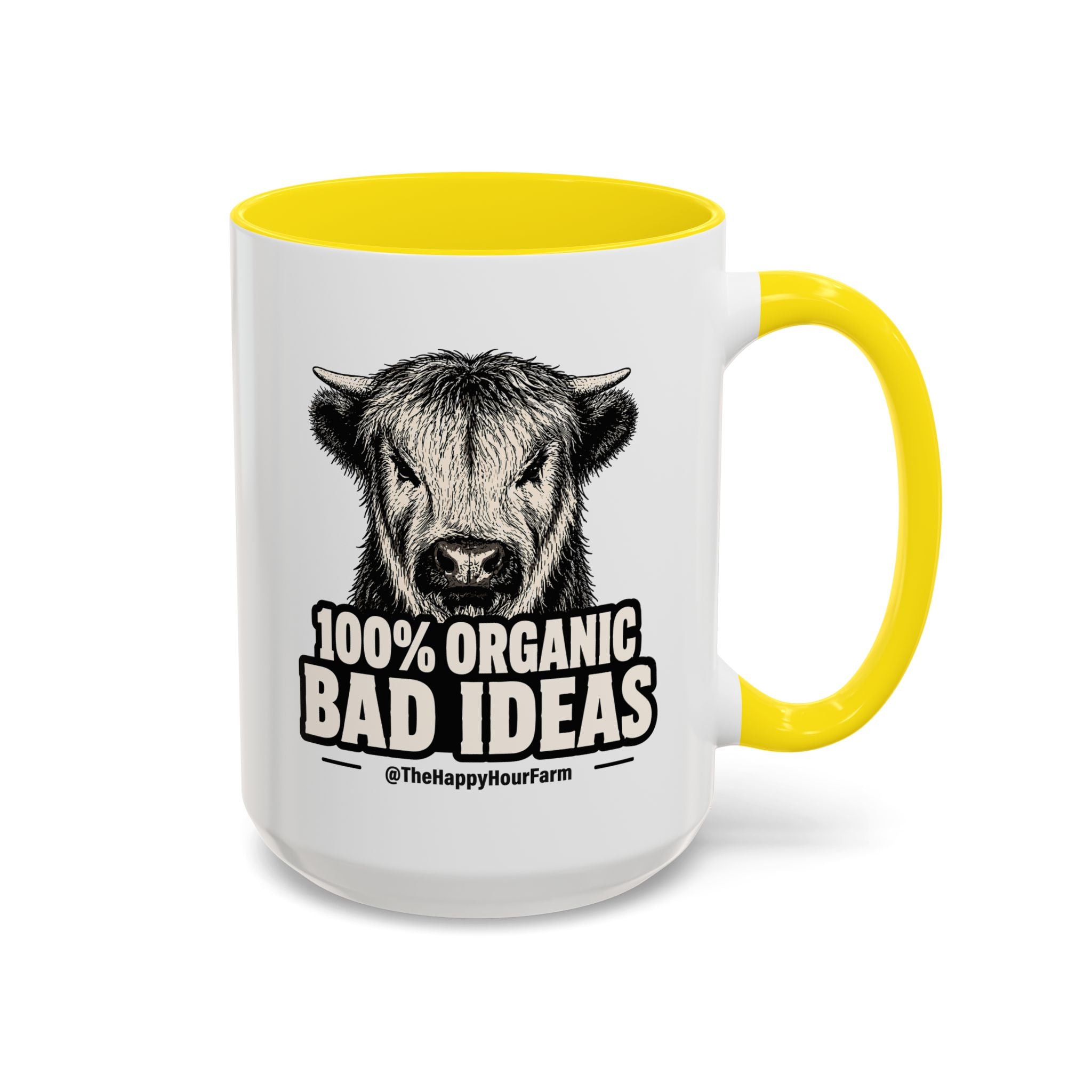 100% Organic Bad Ideas Coffee Mug