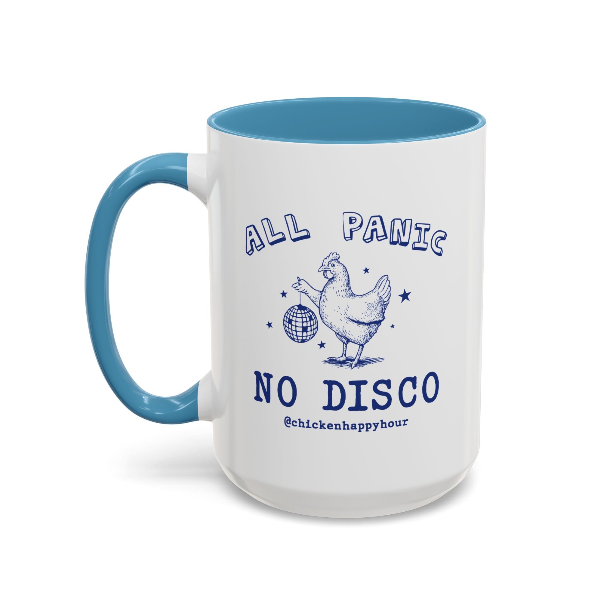All Panic No Disco Coffee Mug