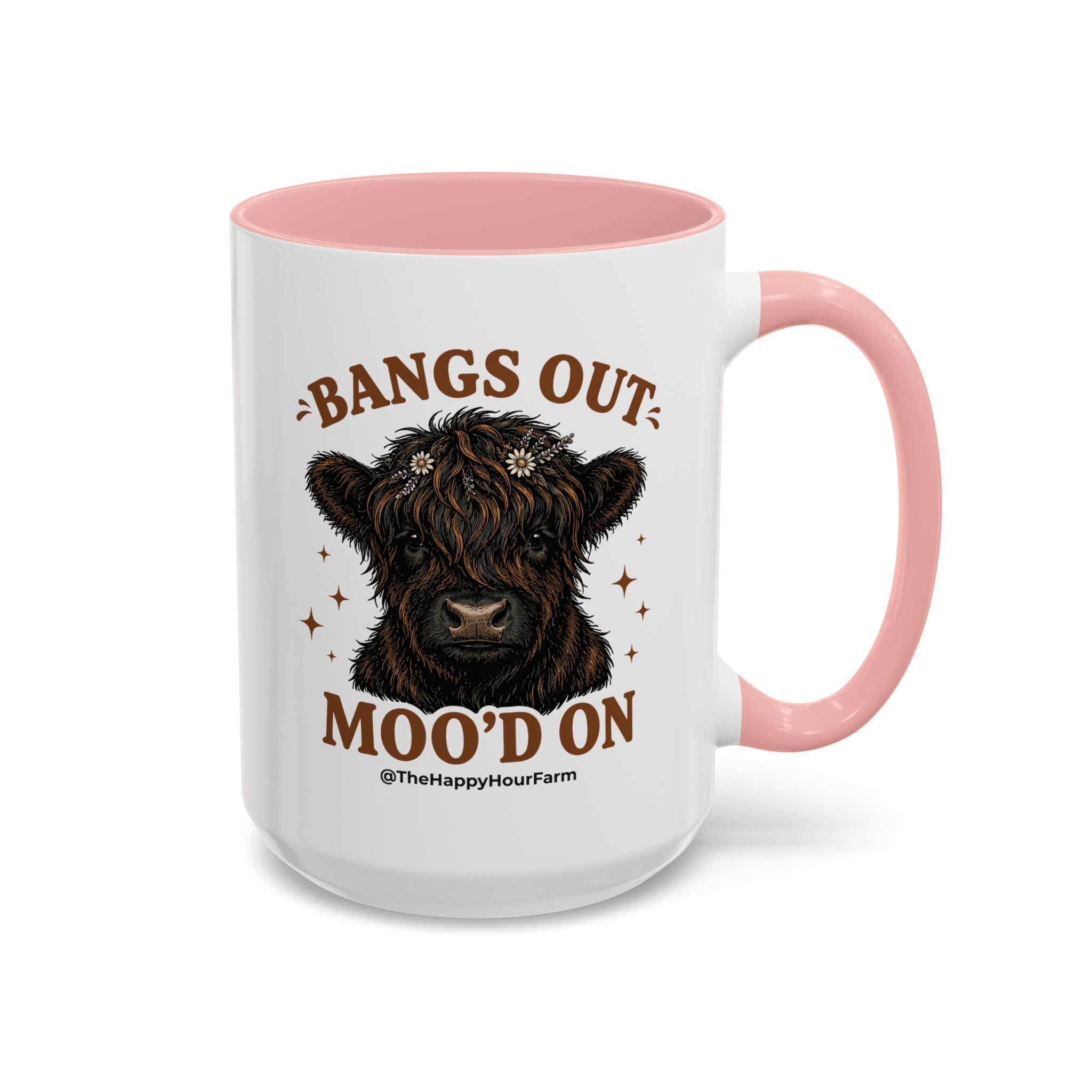 Bangs Out Moo'd On Coffee Mug