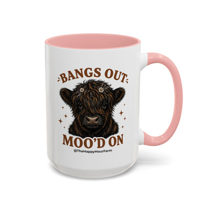 Bangs Out Moo'd On Coffee Mug