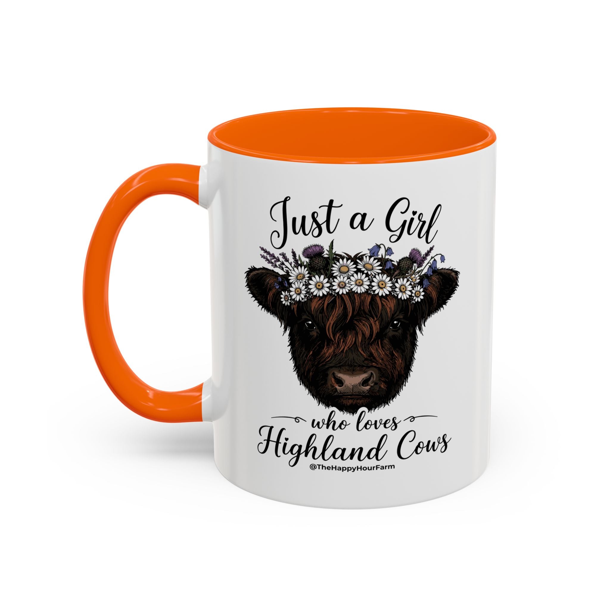 Just a Girl Who Love Highland Cow Coffee Mug