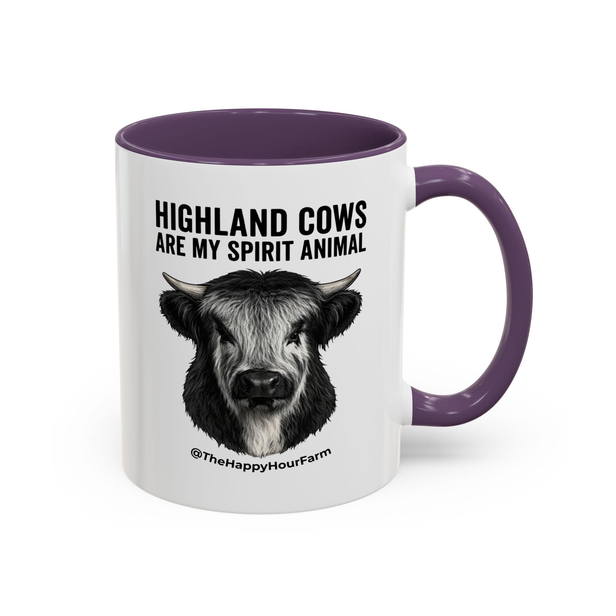 Highland Cows Are My Spirit Animal Coffee Mug