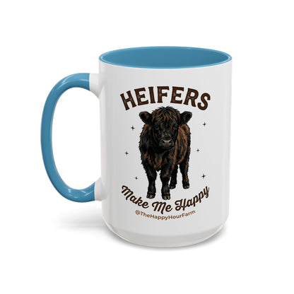 Heifers Make Me Happy Coffee Mug