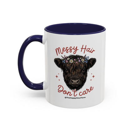 Messy Hair, Don't Care Coffee Mug