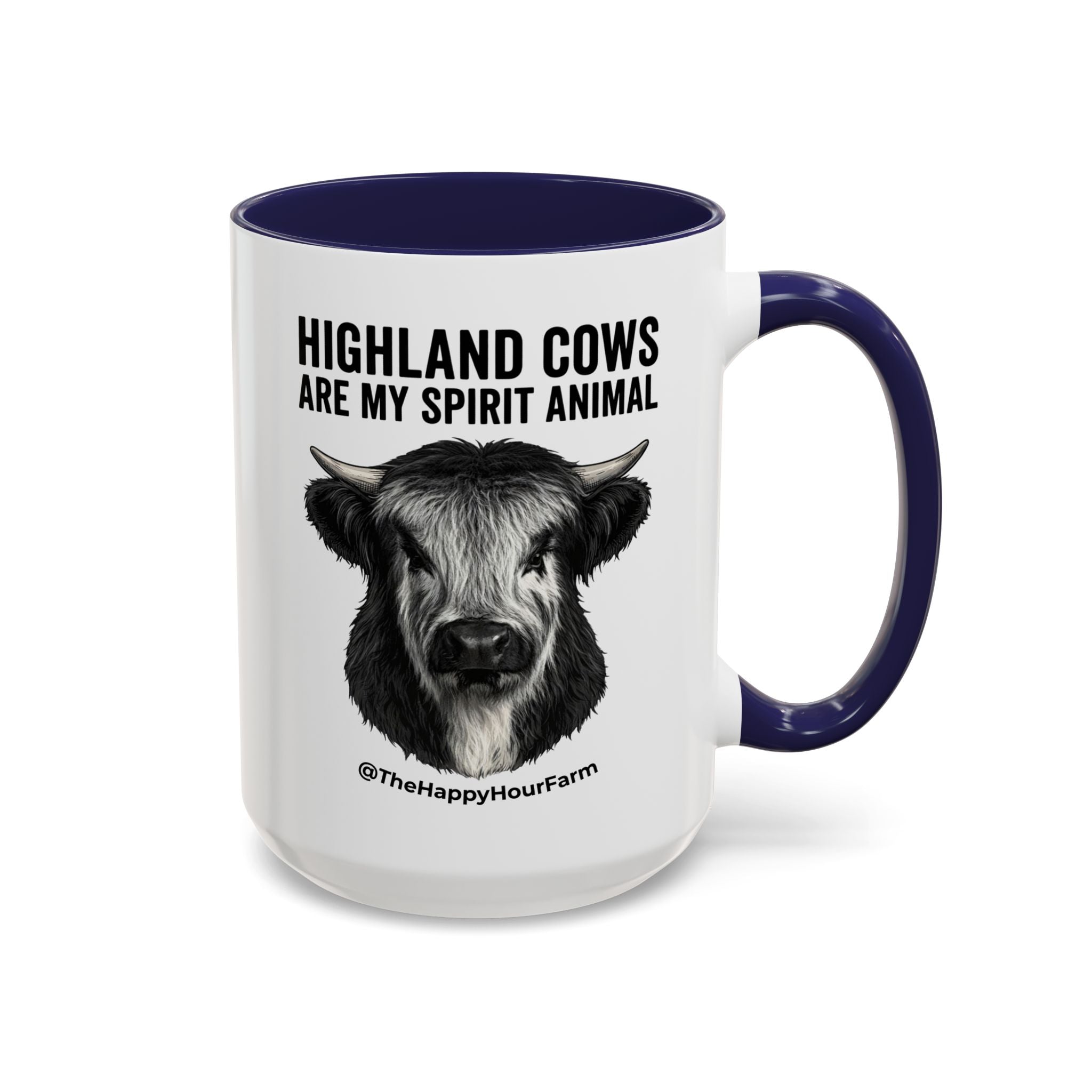 Highland Cows Are My Spirit Animal Coffee Mug