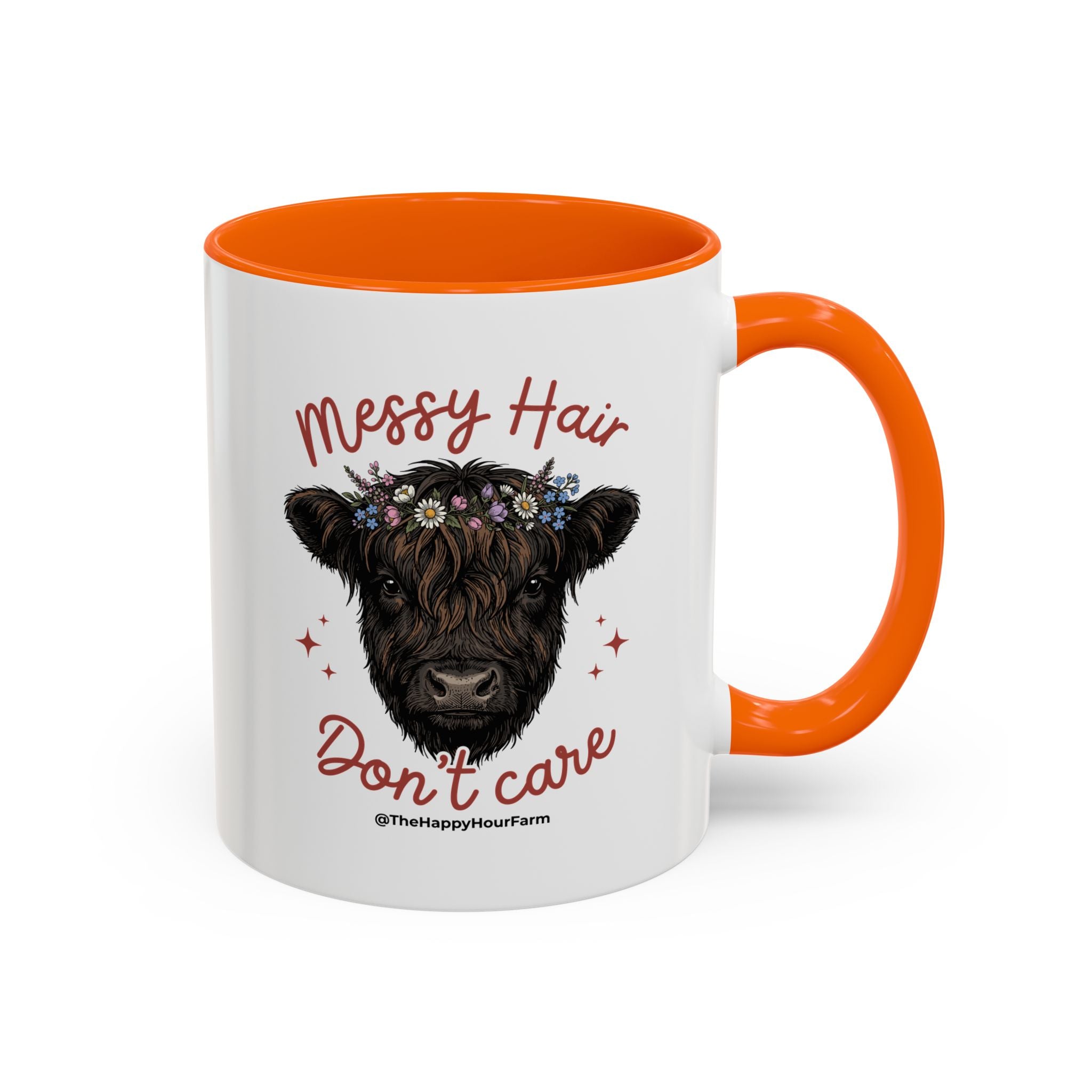 Messy Hair, Don't Care Coffee Mug