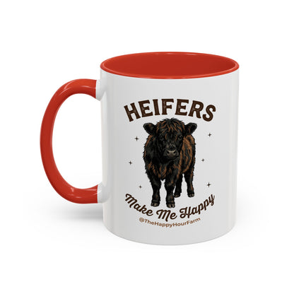 Heifers Make Me Happy Coffee Mug
