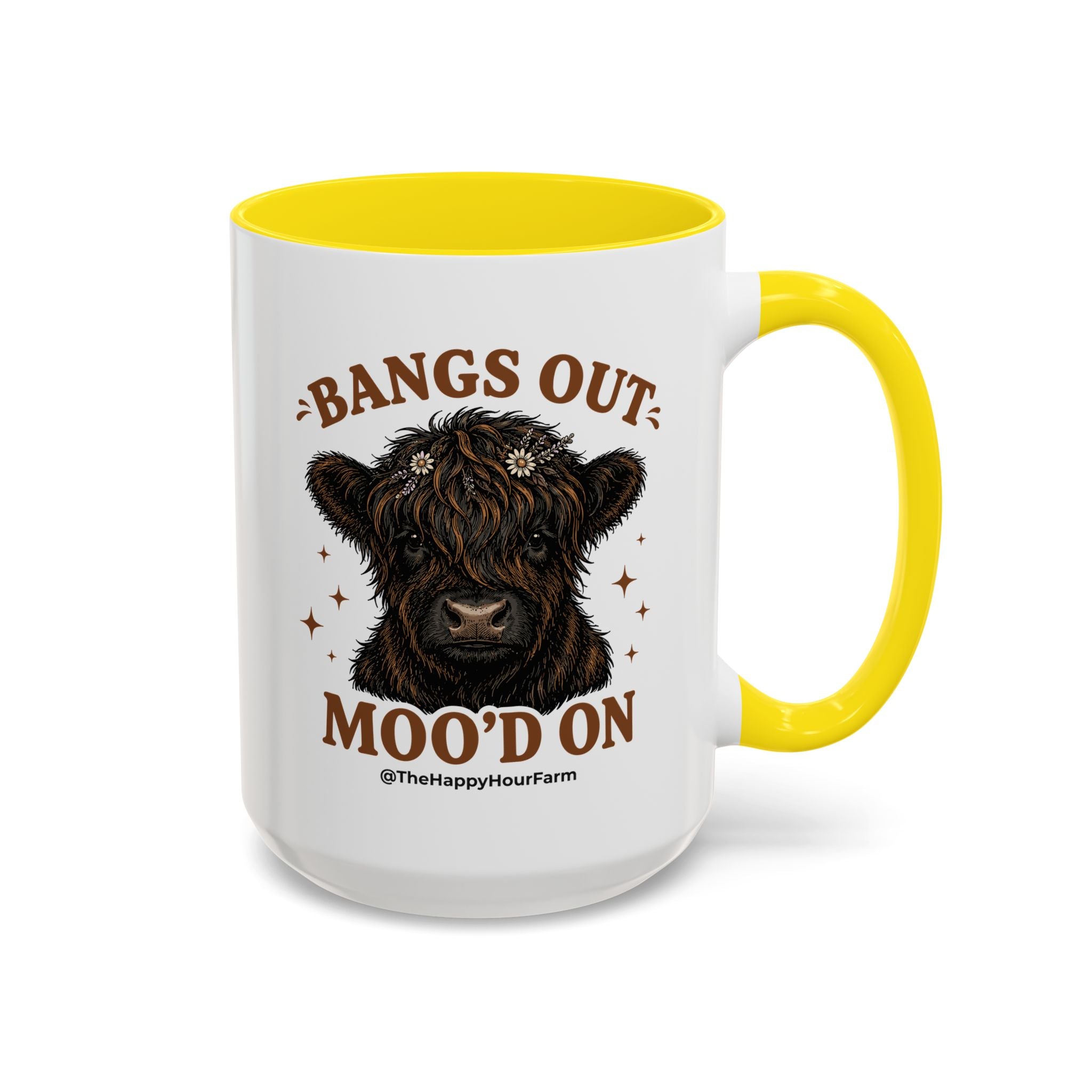 Bangs Out Moo'd On Coffee Mug