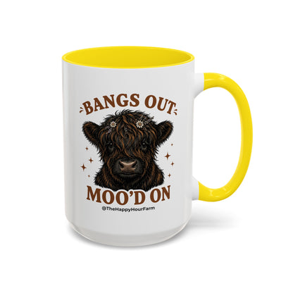 Bangs Out Moo'd On Coffee Mug