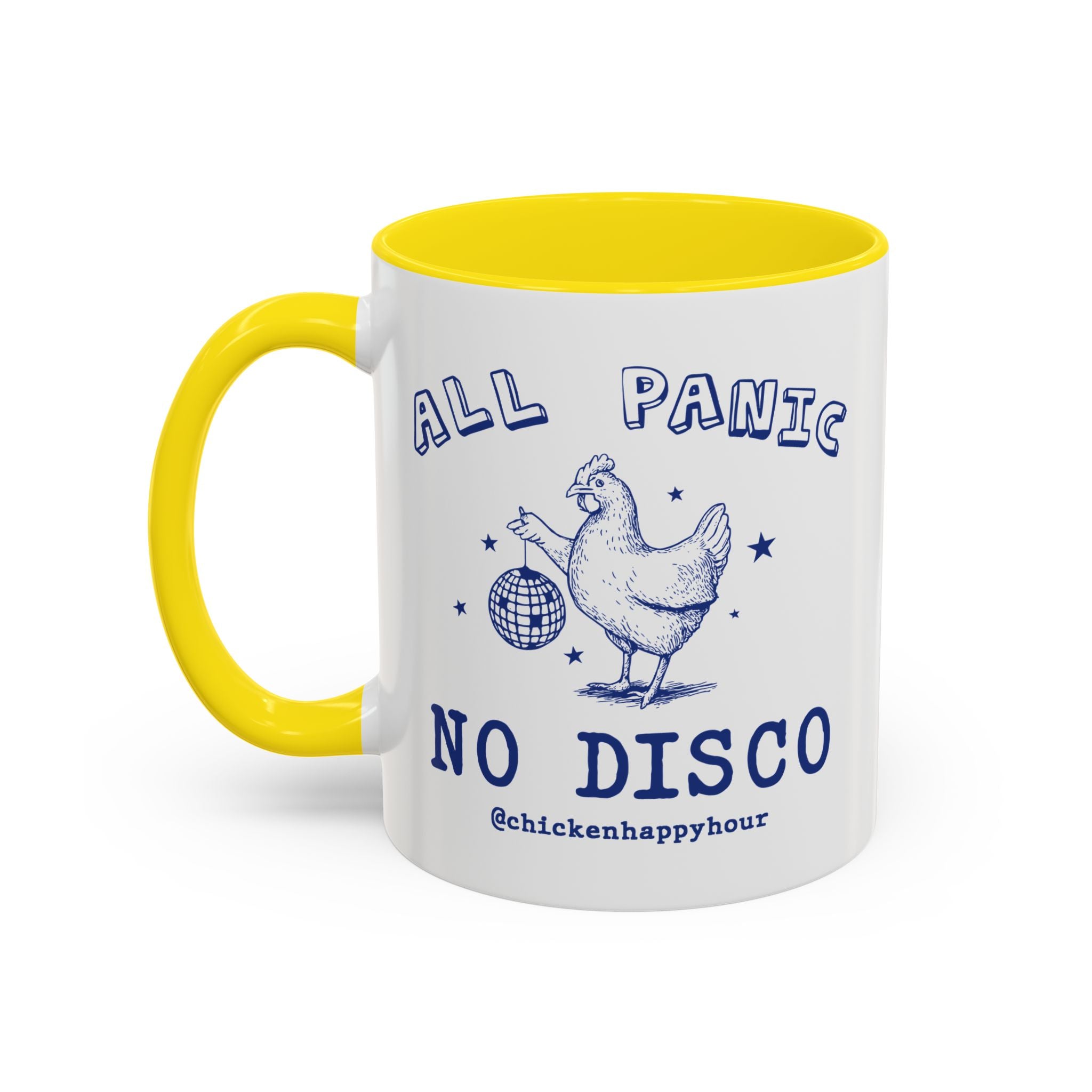 All Panic No Disco Coffee Mug