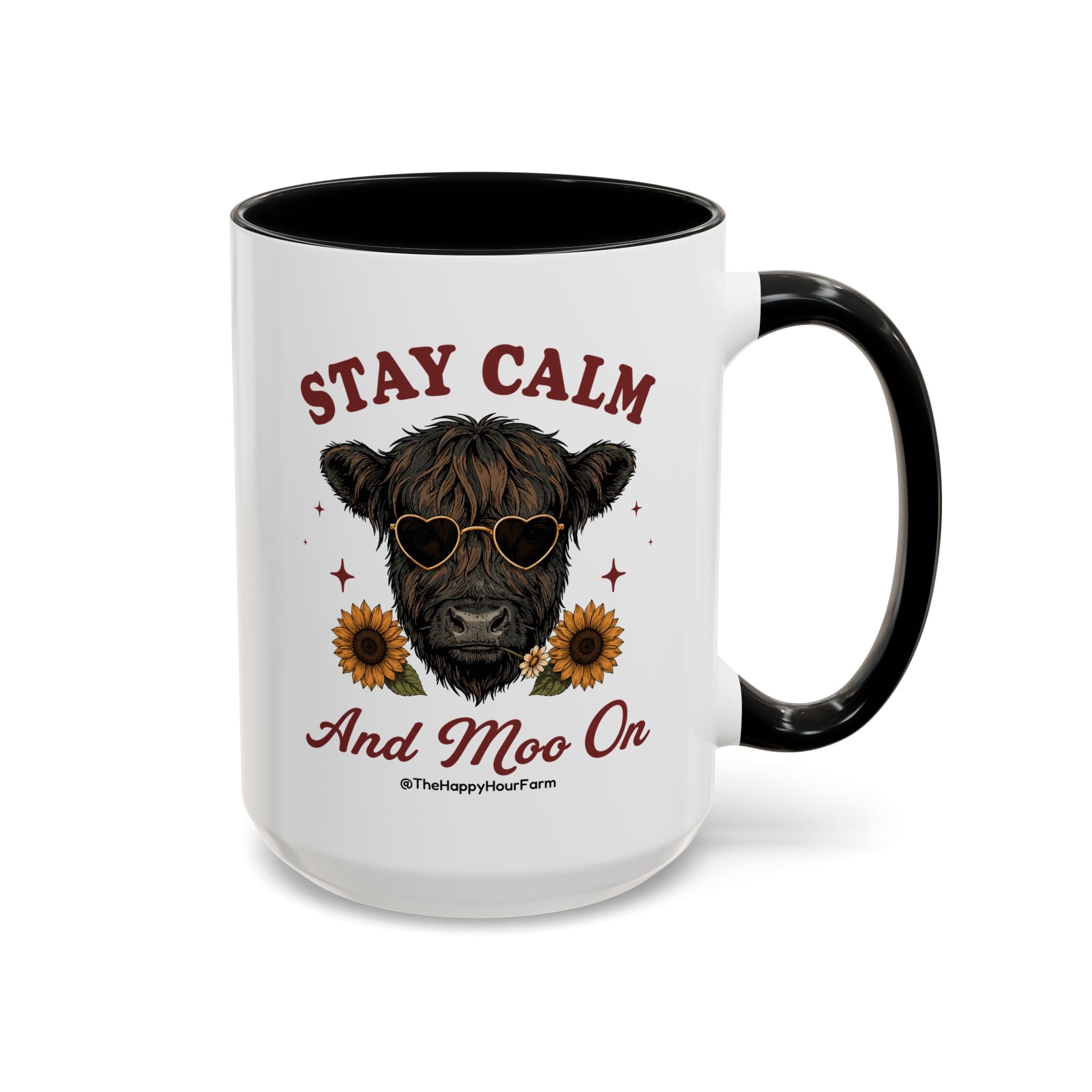 Stay Calm And Moo On Coffee Mug