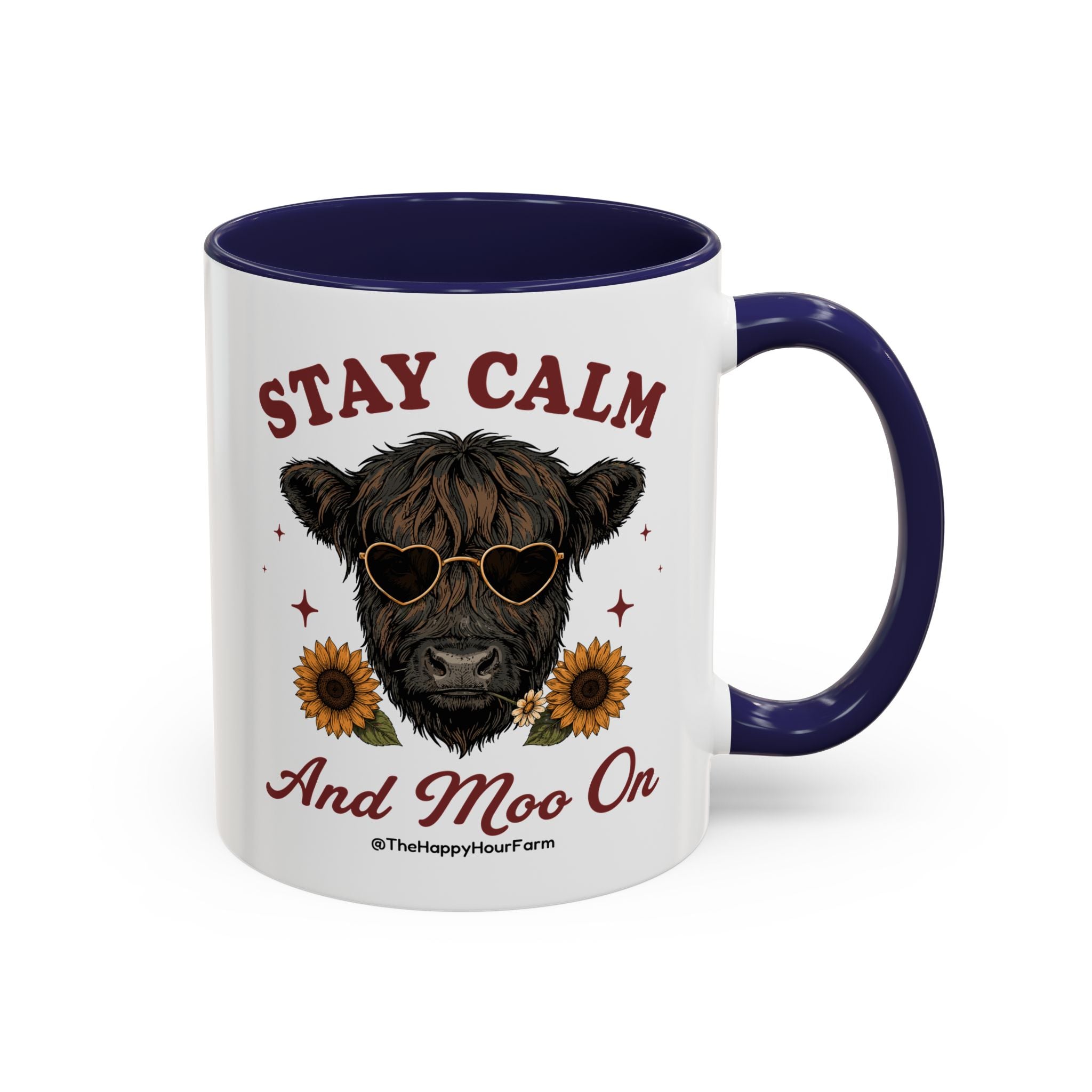 Stay Calm And Moo On Coffee Mug