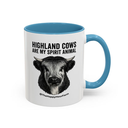 Highland Cows Are My Spirit Animal Coffee Mug