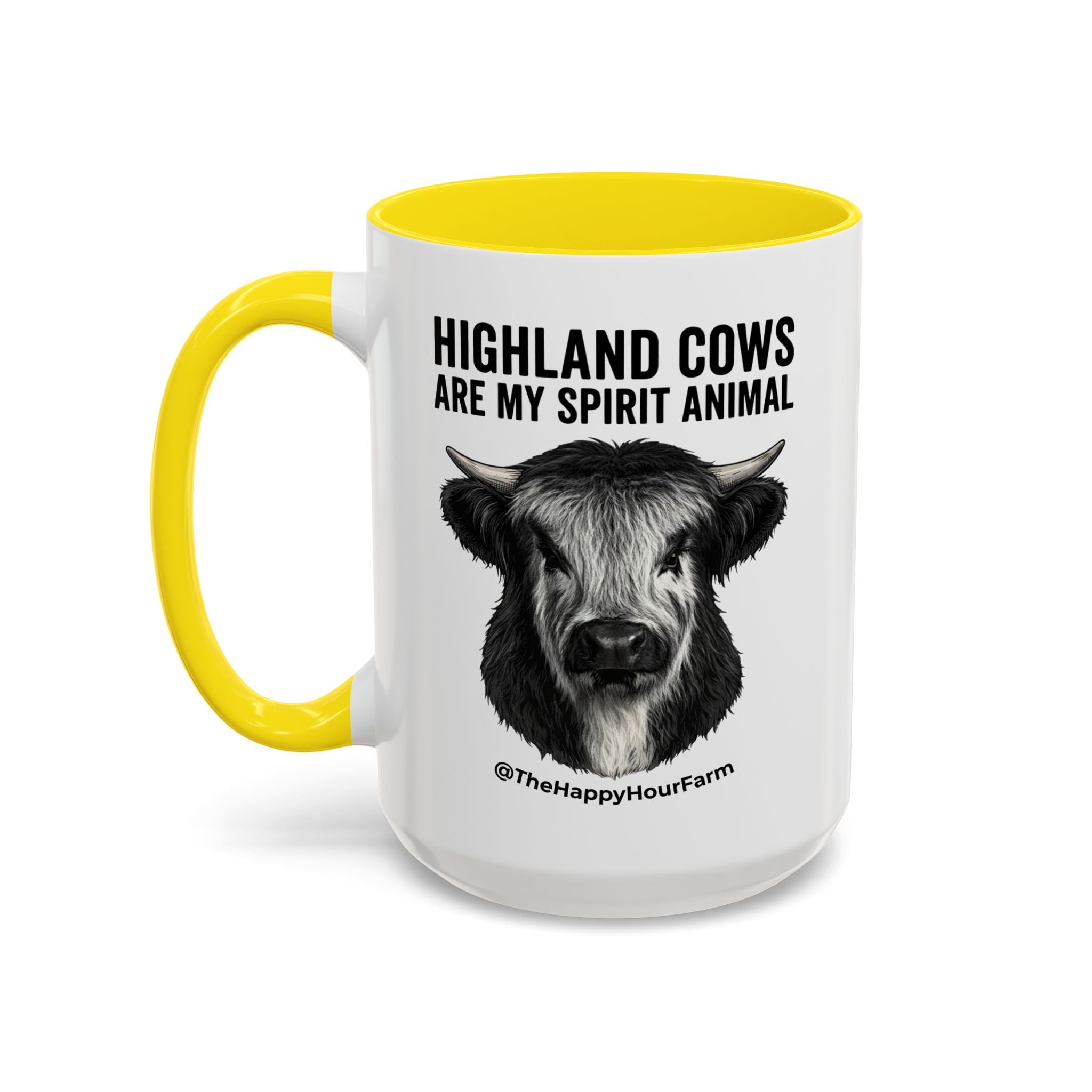 Highland Cows Are My Spirit Animal Coffee Mug