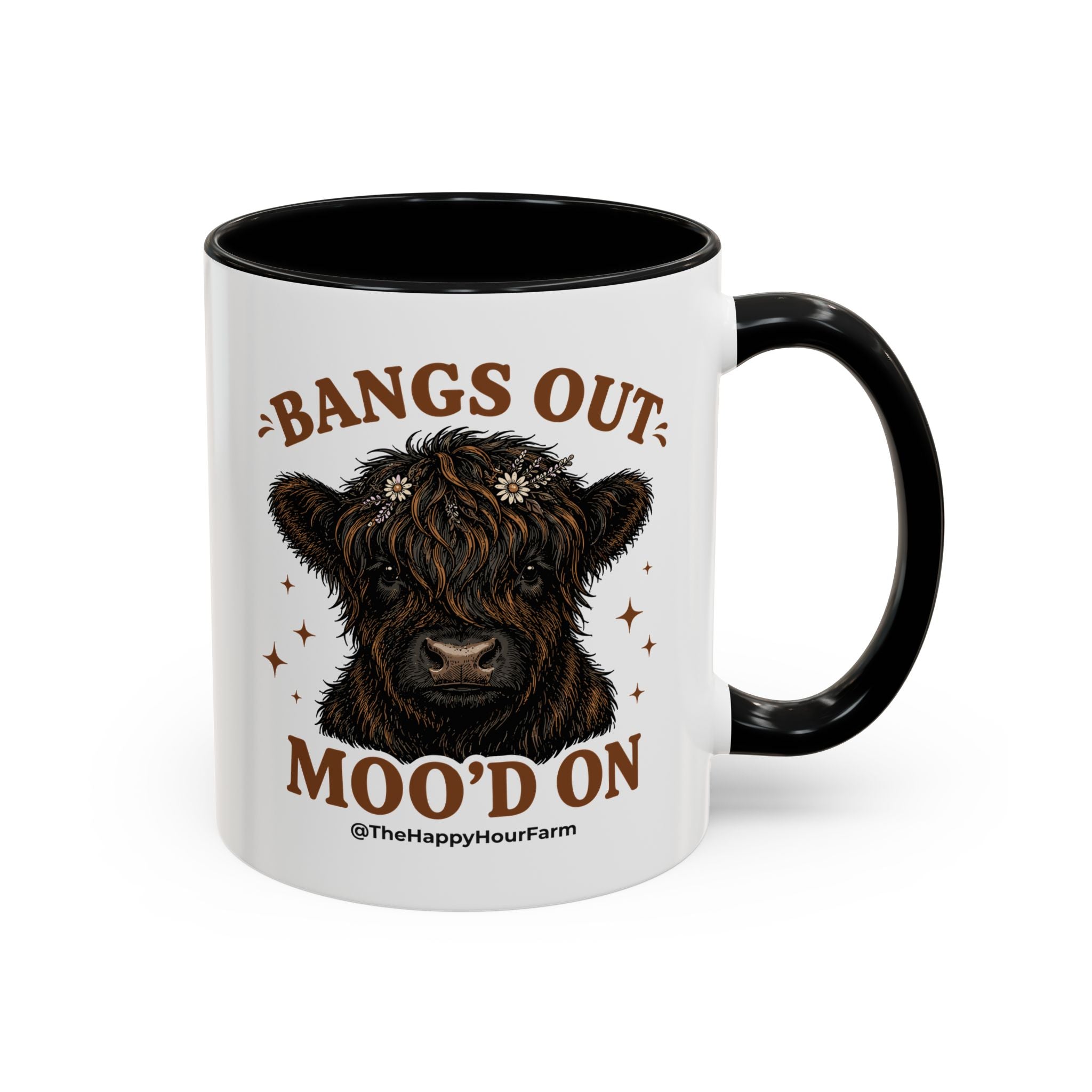 Bangs Out Moo'd On Coffee Mug