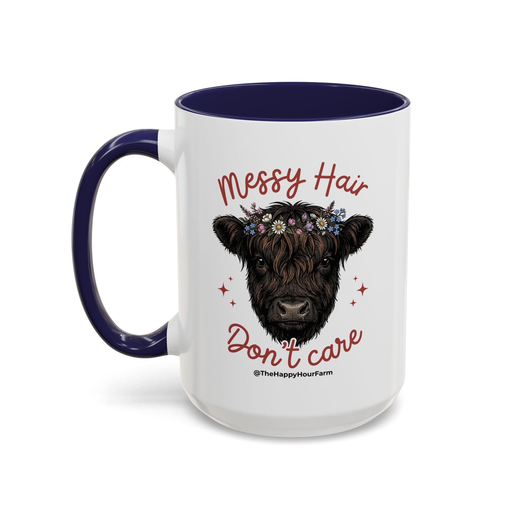 Messy Hair, Don't Care Coffee Mug