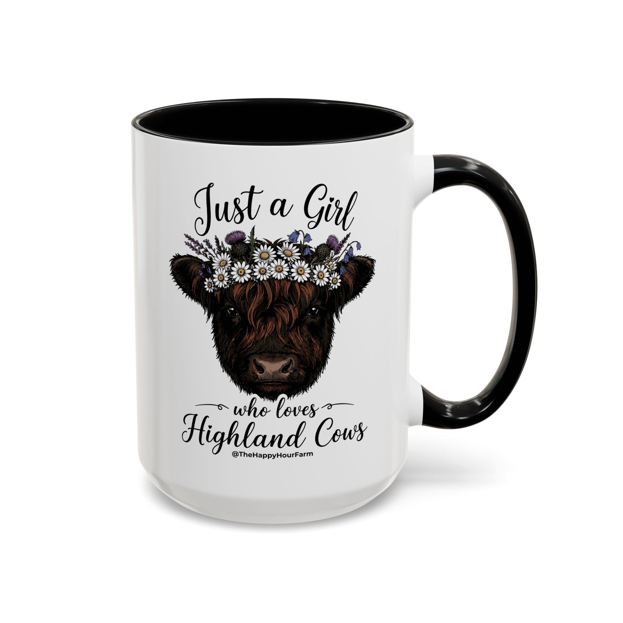 Just a Girl Who Love Highland Cow Coffee Mug