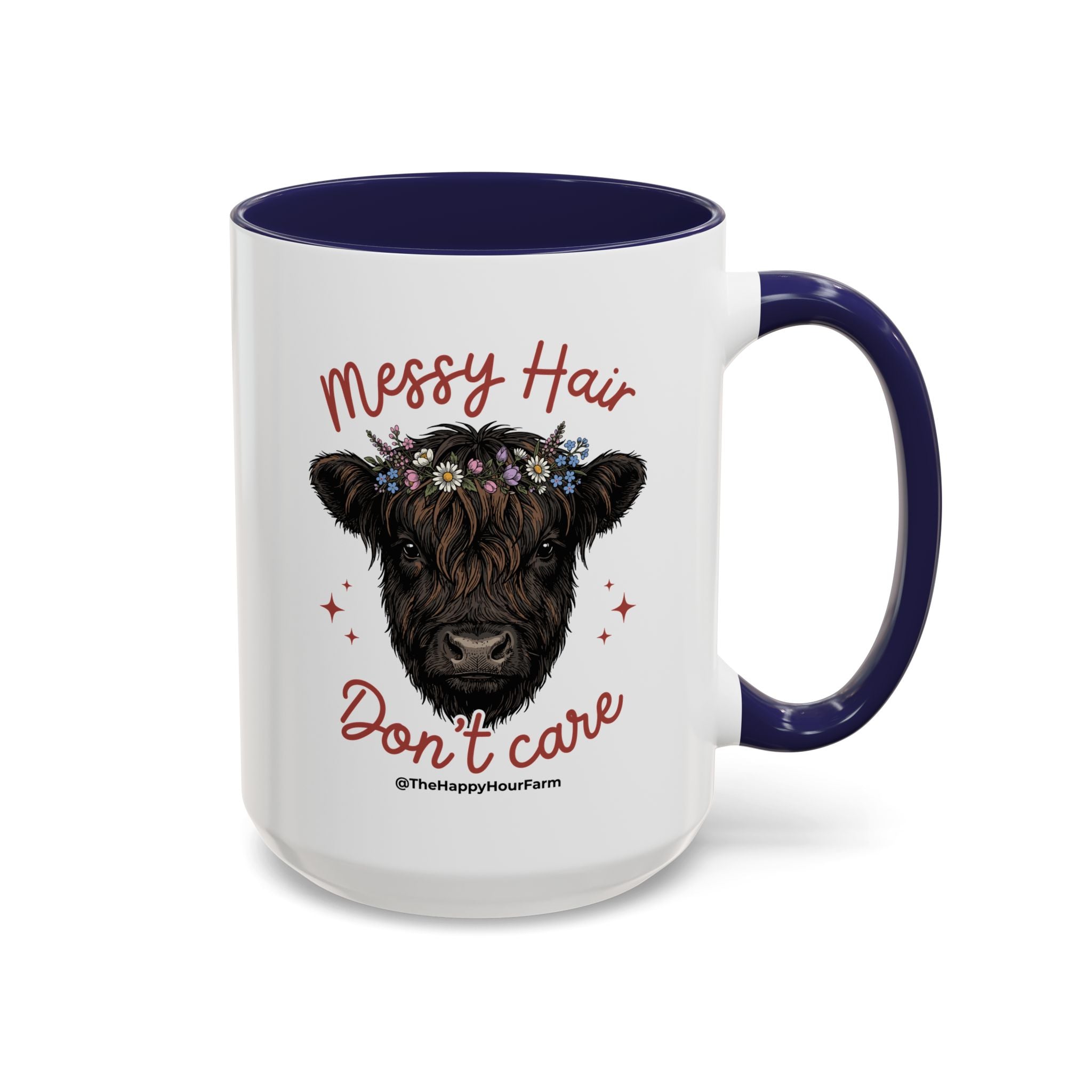 Messy Hair, Don't Care Coffee Mug
