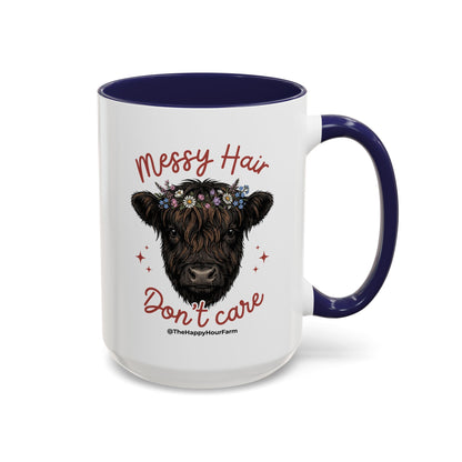 Messy Hair, Don't Care Coffee Mug