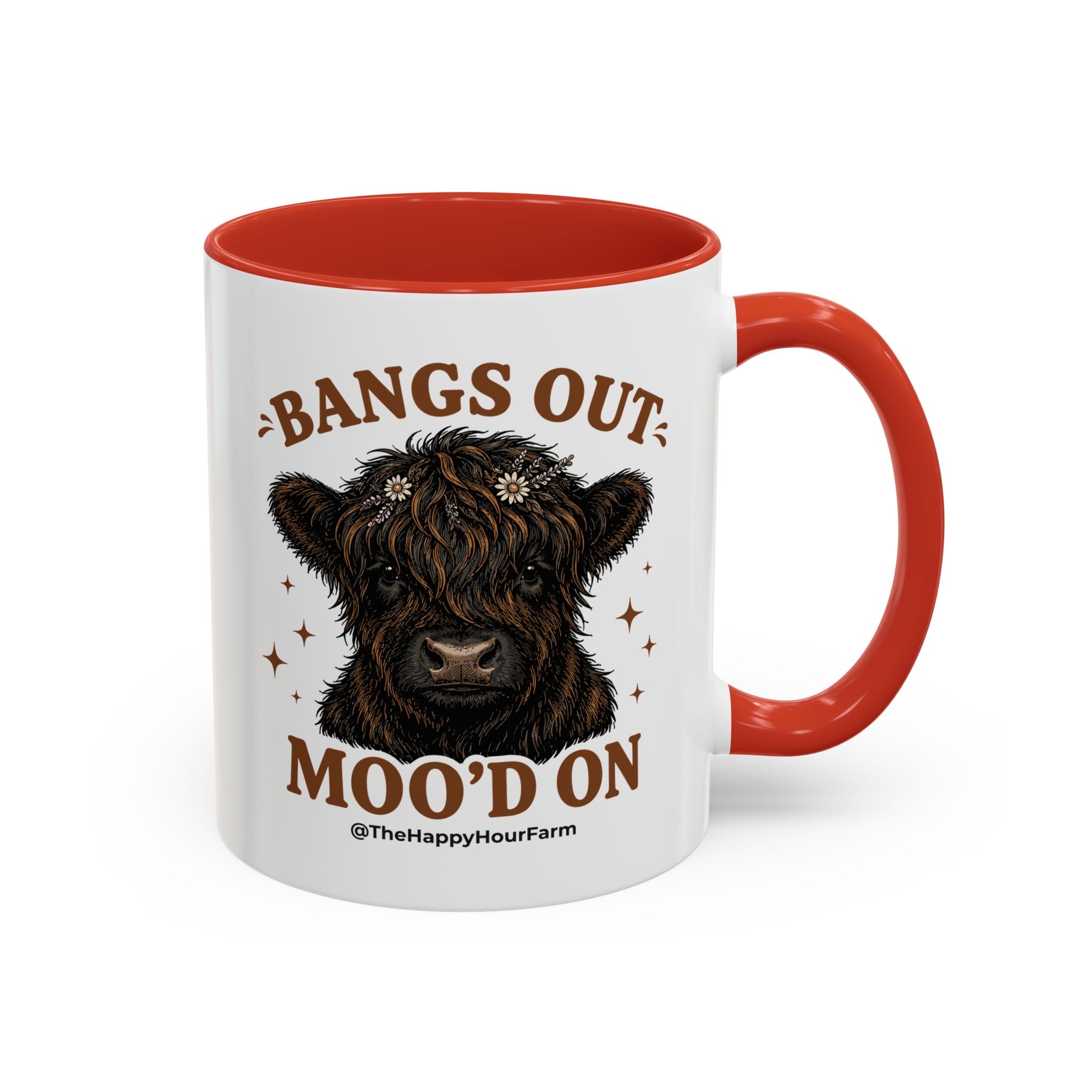 Bangs Out Moo'd On Coffee Mug