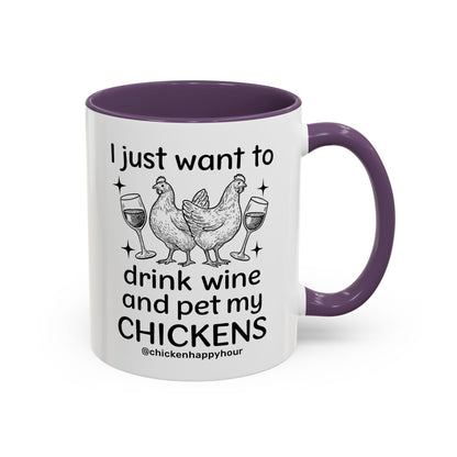 Wine and Chickens Coffee Mug