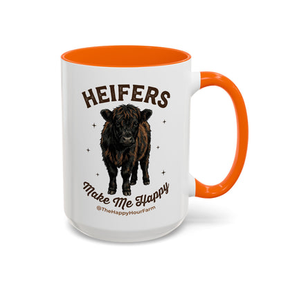 Heifers Make Me Happy Coffee Mug
