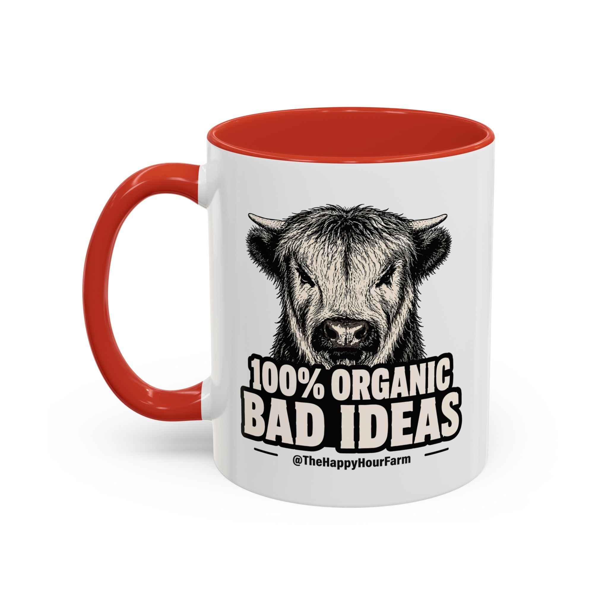 100% Organic Bad Ideas Coffee Mug